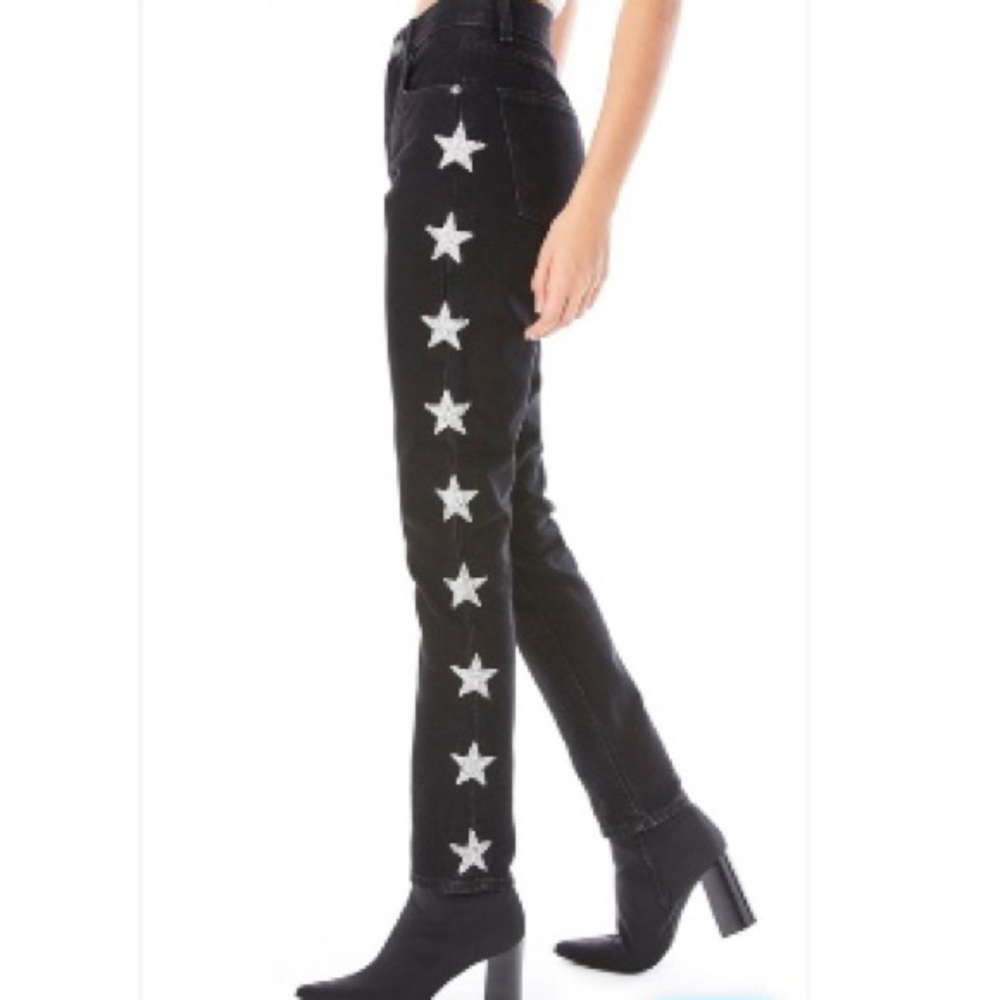 CARMAR DENIM ALEXANDER RHINESTONE STAR JEAN